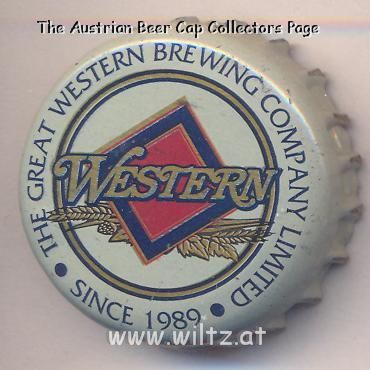 Beer cap Nr.19853: Western Ale produced by Great Western Brewing of Saskatoon/Saskatchewan