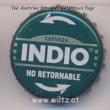 Beer cap Nr.20017: Cerveza Indio produced by Cerveceria Cuauhtemoc - Moctezuma/Monterrey