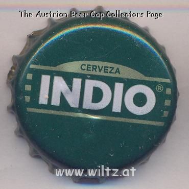 Beer cap Nr.20018: Cerveza Indio produced by Cerveceria Cuauhtemoc - Moctezuma/Monterrey