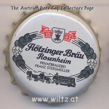 Beer cap Nr.20042: Hefe Weisse Weissbier produced by Flötzinger Bräu - Privatbrauerei Franz Steegmüller/Rosenheim
