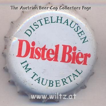 Beer cap Nr.20078: Distel Bier produced by Distelhäuser Brauerei/Distelhausen