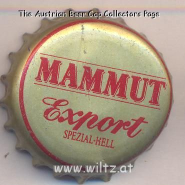 Beer cap Nr.20121: Mammut Export Spezial Hell produced by MAMMUT Getränke GmbH/Sangerhausen