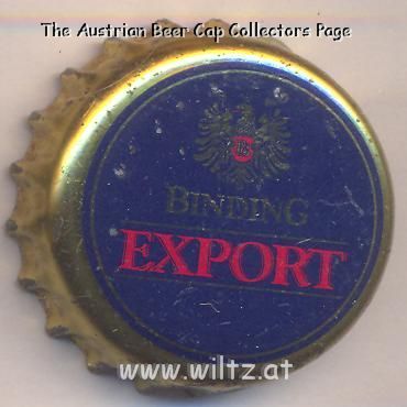 Beer cap Nr.20122: Binding Export produced by Binding Brauerei/Frankfurt/M.