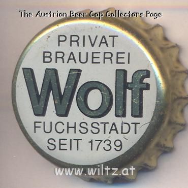 Beer cap Nr.20165: Wolf Pils produced by Privatbrauerei Wolf/Fuchsstadt