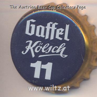 Beer cap Nr.20591: Gaffel Kölsch 11 produced by Privatbrauerei Gaffel Becker & Co./Köln