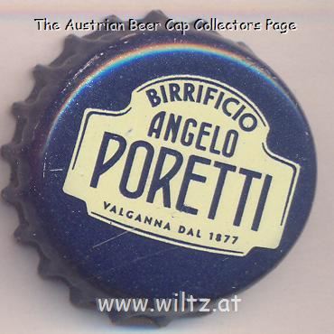 Beer cap Nr.20596: Poretti produced by Birra Poretti/Milano