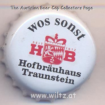 Beer cap Nr.20613: Hofbräu Weiße produced by Hofbräuhaus Traunstein/Traunstein