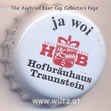 Beer cap Nr.20614: Hofbräu Weiße produced by Hofbräuhaus Traunstein/Traunstein