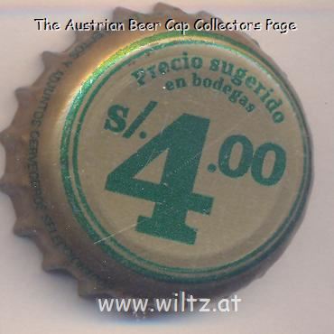 Beer cap Nr.20675: Pilsen Callao produced by Cerveceria Backus Y Johnston/Lima