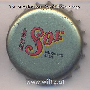 Beer cap Nr.20990: Cerveza Sol produced by Cerveceria Cuauhtemoc - Moctezuma/Monterrey