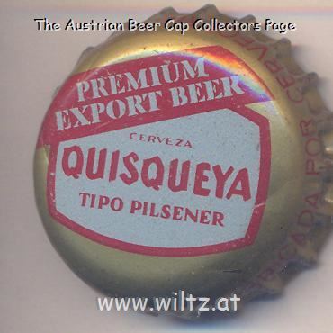 Beer cap Nr.20994: Quisqueya Tipo Pilsener produced by Cerveceria Vegana/La Vega