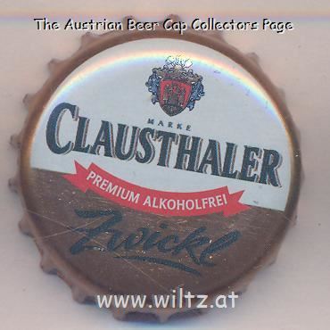 Beer cap Nr.21092: Clausthaler Zwickl produced by Binding Brauerei/Frankfurt/M.