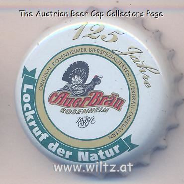 Beer cap Nr.21238: Rosenheimer Hefe Weißbier produced by Auerbräu/Rosenheim