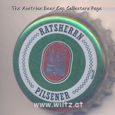 Beer cap Nr.21379: Ratsherrn Pilsener produced by Ratsherrn Vertriebs GmbH/Hamburg
