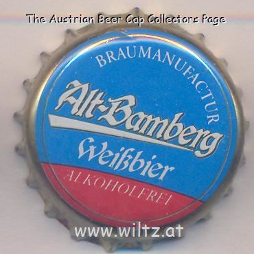 Beer cap Nr.21406: Alt Bamberg Weißbier Alkoholfrei produced by Braumanufactur Alt-Bamberg GmbH/Bamberg