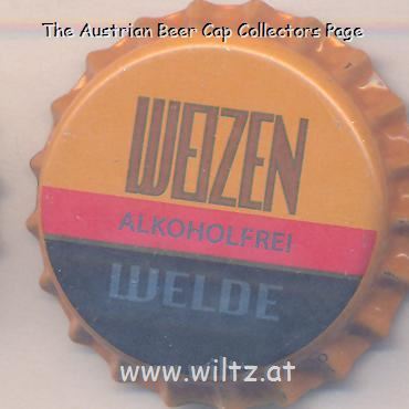 Beer cap Nr.21464: Welde Weizen Alkoholfrei produced by Weldebräu/Plankstadt