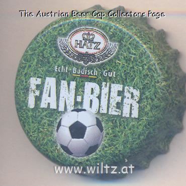 Beer cap Nr.21475: Hatz Fan-Bier produced by Hofbräuhaus Hatz/Hatz