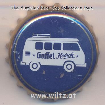 Beer cap Nr.21484: Gaffel Kölsch produced by Privatbrauerei Gaffel Becker & Co./Köln