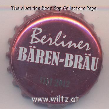Beer cap Nr.21502: Berliner Bären-Bräu produced by Einsiedler Brauhuas GmbH Privatbrauerei/Einsiedel