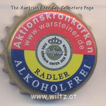 Beer cap Nr.21515: Warsteiner Radler Alkoholfrei produced by Warsteiner Brauerei/Warstein