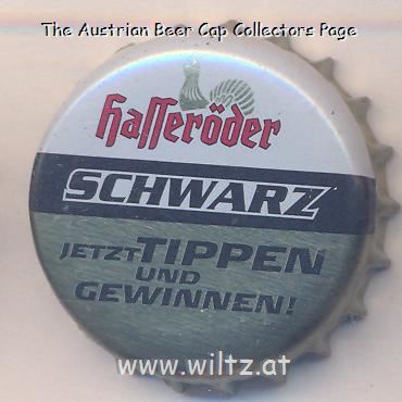 Beer cap Nr.21542: Hasseröder Schwarz produced by Hasseröder/Wernigerode