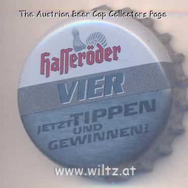 Beer cap Nr.21547: Hasseröder Vier produced by Hasseröder/Wernigerode