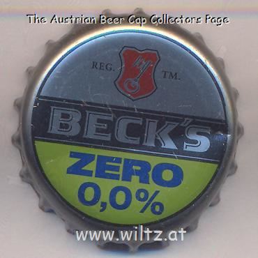 Beer cap Nr.21680: Beck's Zero produced by Brauerei Beck GmbH & Co KG/Bremen