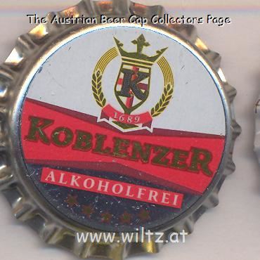 Beer cap Nr.21693: Koblenzer Alkoholfrei produced by Koblenzer Brauerei GmbH/Koblenz