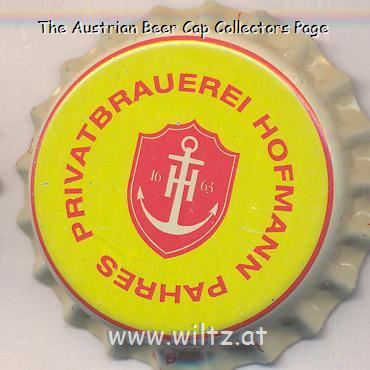 Beer cap Nr.21738: Hofmann Bier produced by Privatbrauerei Hofmann/Pahres