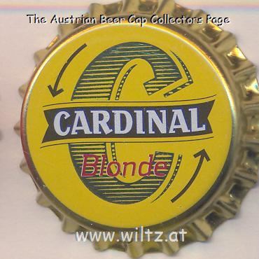 Beer cap Nr.21965: Cardinal Blonde produced by Brasserie Du Cardinal Fribourg S.A./Fribourg