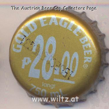 Beer cap Nr.22013: Gold Eagle Beer produced by San Miguel/Manila