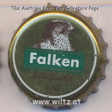 Beer cap Nr.22110: Edelfalke Hell produced by Brauerei Falken AG/Schaffhausen