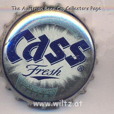 Beer cap Nr.22171: Cass Fresh produced by Oriental Brewery Co./Seoul