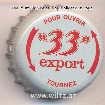 Beer cap Nr.22425: 33 Export produced by Union des Brasseries/Rueil-Malmaison