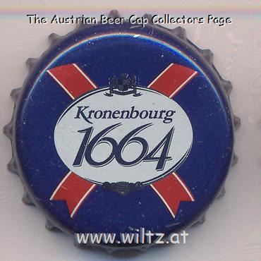Beer cap Nr.22429: 1664 de Kronenbourg produced by Kronenbourg/Strasbourg