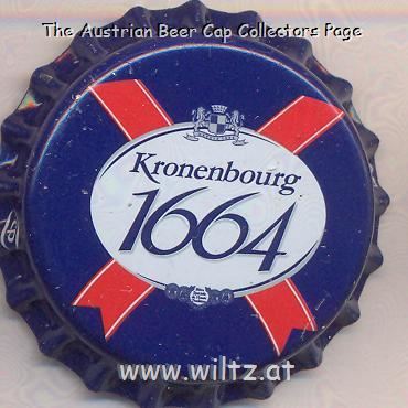 Beer cap Nr.22430: 1664 de Kronenbourg produced by Kronenbourg/Strasbourg