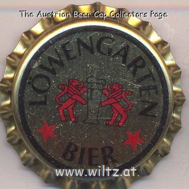 Beer cap Nr.22489: Löwengarten Bier produced by Brauerei Löwengarten/Rorschach