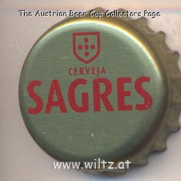 Beer cap Nr.22546: Sagres produced by Central De Cervejas S.A./Vialonga