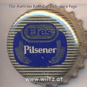 Beer cap Nr.22564: Efes Pilsener produced by Ege Biracilik ve Malt Sanayi/Izmir