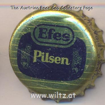 Beer cap Nr.22565: Efes Pilsen produced by Ege Biracilik ve Malt Sanayi/Izmir
