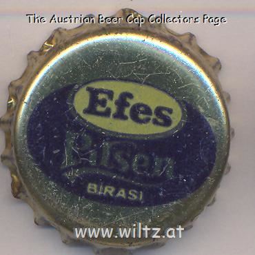 Beer cap Nr.22567: Efes Pilsen produced by Ege Biracilik ve Malt Sanayi/Izmir