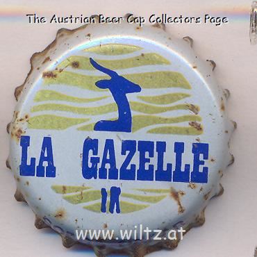 Beer cap Nr.22648: Biere La Gazelle produced by Societe des Brasseries de L'Ouest Africain/Dakar