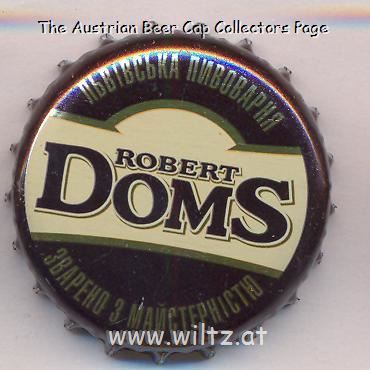 Beer cap Nr.22800: Robert Doms produced by Lvivska Pivovara/Lviv