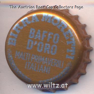 Beer cap Nr.23422: Baffo D'oro produced by Birra Moretti/Udine