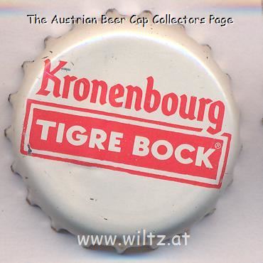 Beer cap Nr.23425: Kronenbourg Tigre Bock produced by Kronenbourg/Strasbourg