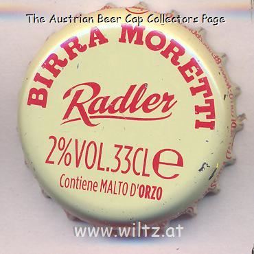 Beer cap Nr.23430: Moretti Radler produced by Birra Moretti/Udine