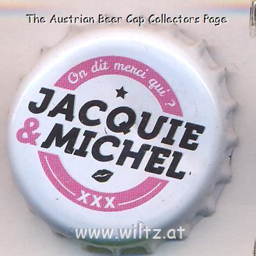 Beer cap Nr.23544: Jacquie & Michel produced by Pfungstädter Brauerei Hildebrand/Pfungstadt