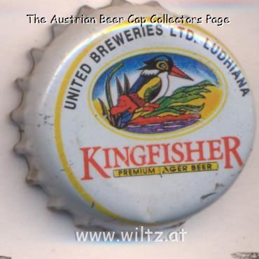 Beer cap Nr.23652: Kingfisher produced by M/S United Breweries Ltd/Bangalore