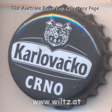Beer cap Nr.23653: Karlovacko Crno produced by Karlovacka Pivovara/Karlovac