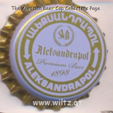 Beer cap Nr.23814: Aleksandrapol Premium Beer 1898 produced by Gyumri Beer LLC/Gyumri